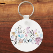 Baby shower Sleutelhanger (Voorkant)