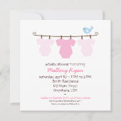 Baby shower sluiten kaart (Voorkant)