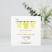 Baby shower sluiten kaart (Staand voorkant)