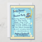 Baby shower & Slumber Party met Maan, Sterren en K Kaart (Voorkant)