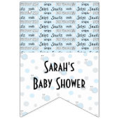 Baby shower "Snips and Snails," Swallowtail Banner (Tweede vlag)