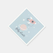 Baby shower Space Rocket and Jupiter Servet (Hoek)