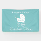  Baby shower Spandoek (Horizontaal)