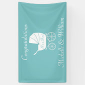  Baby shower Spandoek (Verticaal)