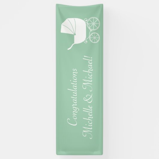  Baby shower Spandoek (Verticaal)