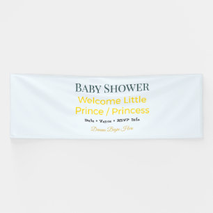Baby Shower Spandoek   Dromen Beginnen Hier