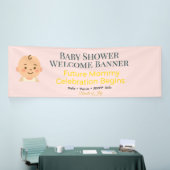 Baby Shower Spandoek | Moederlijke vreugde (Beurs)
