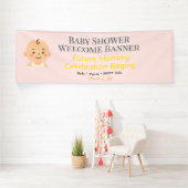 Baby Shower Spandoek | Moederlijke vreugde (Insitu)