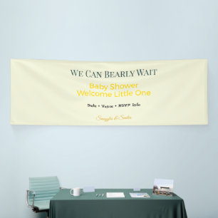 Baby Shower Spandoek   Zoete Momenten Verwacht