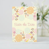baby shower sparen de Datum Fancy Moderne Floral Kaart (Staand voorkant)