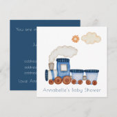 BABY SHOWER : SPEELGOED KAART (Voorkant / Achterkant)