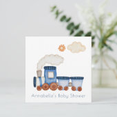 BABY SHOWER : SPEELGOED KAART (Staand voorkant)