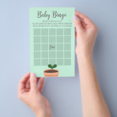 Baby Shower Spel Baby Bingo Flyer (Hand)