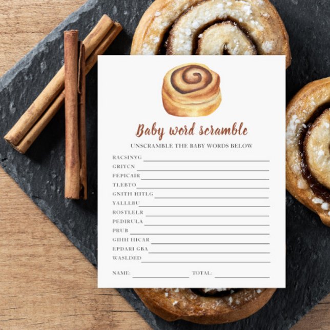 Baby shower spel - Baby Woord Door Elkaar (Creator heeft geüpload)
