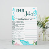 Baby shower spel Kaart vader grappen (Staand voorkant)