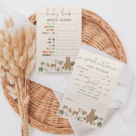 Baby shower spel met dubbel bediende Emoji-voorspe