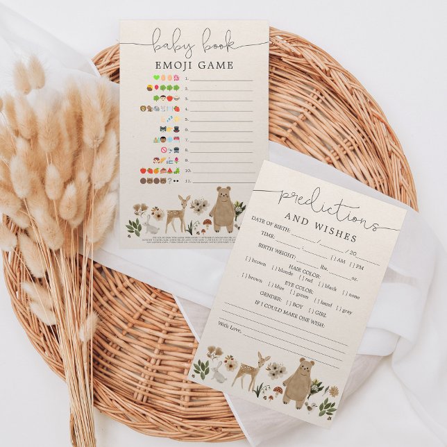 Baby shower spel met dubbel bediende Emoji-voorspe (Creator heeft geüpload)