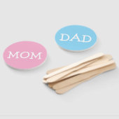 Baby Shower Spel Was het mama of papa Handwaaier (Niet-gemonteerd)