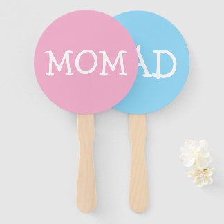 Baby Shower Spel Was het mama of papa Handwaaier