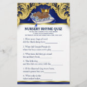 Baby shower Spelen van Afrikaanse prins (Achterkant)