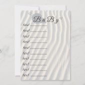 Baby shower Spelfamilie | Baby shower Games Afdruk Kaart (Voorkant)