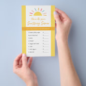 Baby shower spelletje adviesprijs, Sun Miracle Flyer (Hand)