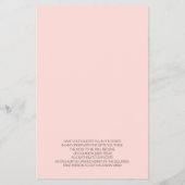 Baby shower Spelletjes Bingo BOHO Baby shower Kora Flyer (Achterkant)