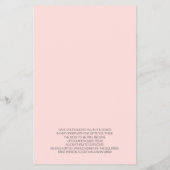 Baby shower Spelletjes Bingo Modern Coral Geometri Flyer (Achterkant)