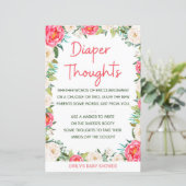 Baby shower Spelroze en ivoren flesjes (Staand voorkant)