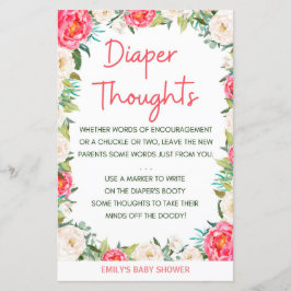 Baby shower Spelroze en ivoren flesjes