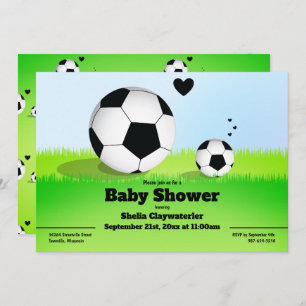 Baby shower Sport Soccer Kaart