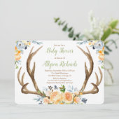 Baby shower sprinkhaan kaart (Staand voorkant)