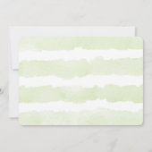 Baby shower sprinkhaan kaart (Achterkant)