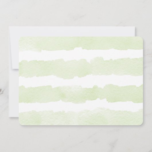 Baby shower sprinkhaan kaart (Achterkant)