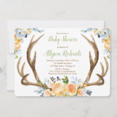 Baby shower sprinkhaan kaart (Voorkant)