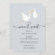 Baby shower, Sprinkle-annuleringskaart