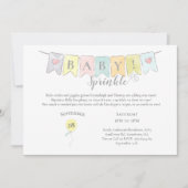 Baby shower Sprinkle Beer-ballonnen en banner (Voorkant)