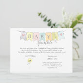 Baby shower Sprinkle Beer-ballonnen en banner (Staand voorkant)