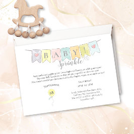 Baby shower Sprinkle Beer-ballonnen en banner