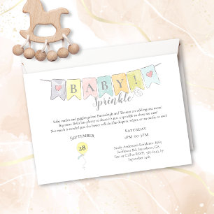 Baby shower Sprinkle Beer-ballonnen en banner