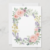 Baby Shower Sprinkle Invitation – Watercolor Kaart (Achterkant)