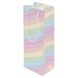 Baby shower Sprinkle Rainbow Raindrop Cloud Wijn Cadeautas