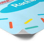 Baby shower Sprinkle Welcome Poster Sign (Hoek)