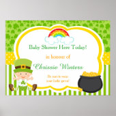 Baby shower St Patricks Boy Poster (Voorkant)