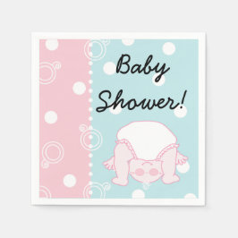 Baby shower Standard Cocktail Napkin-BABY Servetten