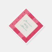 Baby shower Standard Napkins/Watermelon Umbrella Servetten (Hoek)