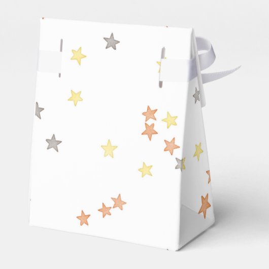 Baby shower  sterren bedankdoosjes (Achterkant)