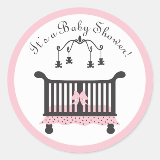 Baby shower Sticker (Voorkant)
