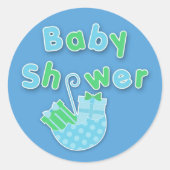 Baby shower Sticker (Voorkant)