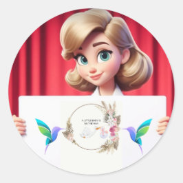 Baby-shower sticker